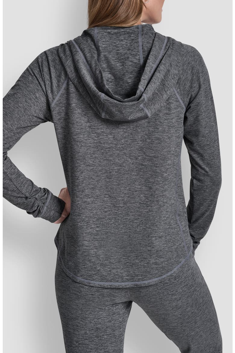 Spacedye Full Zip Hoodie, Alternate, color, BLACK SPACEDYE