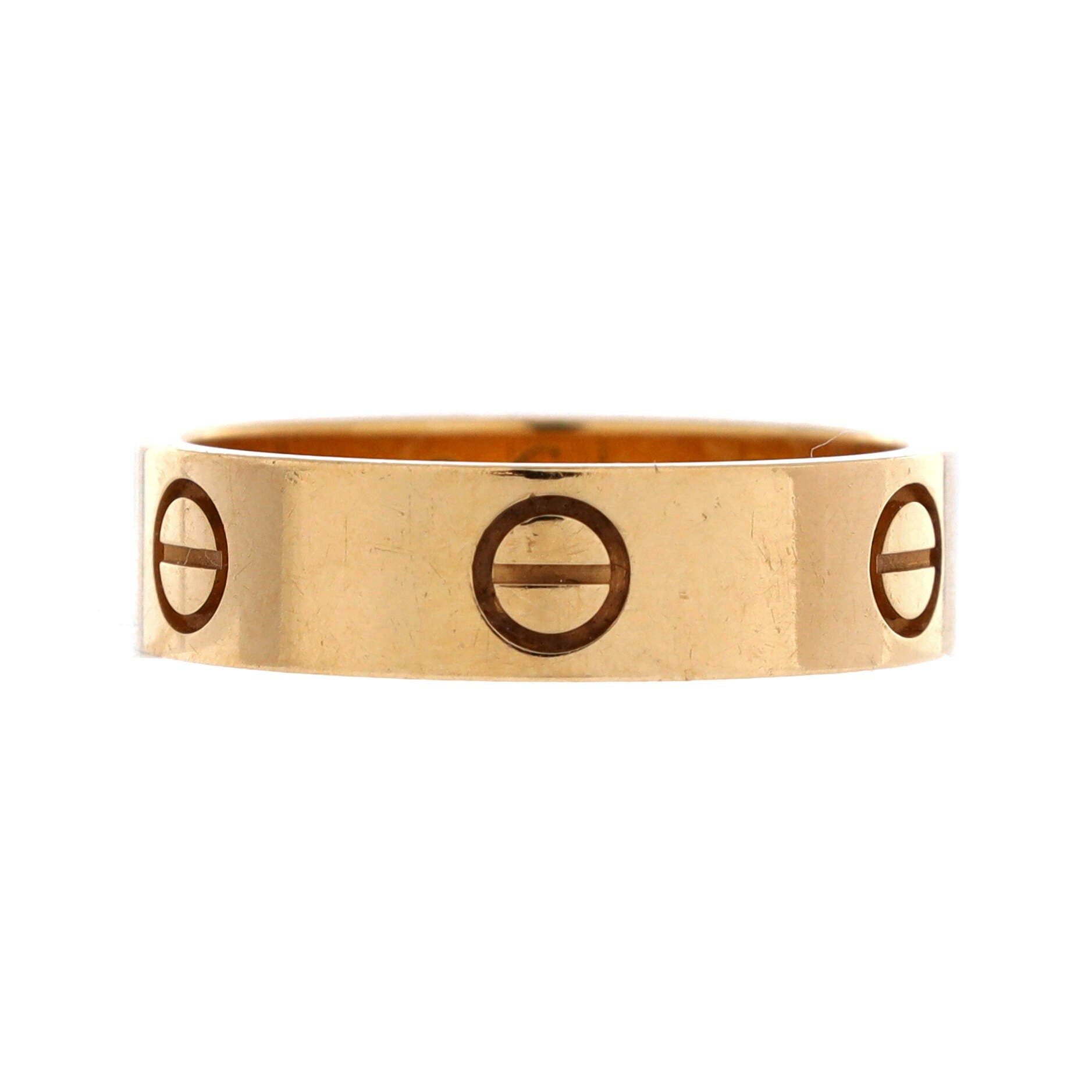 Love Band Ring 18K Yellow Gold, Main, color, Metallic Gold
