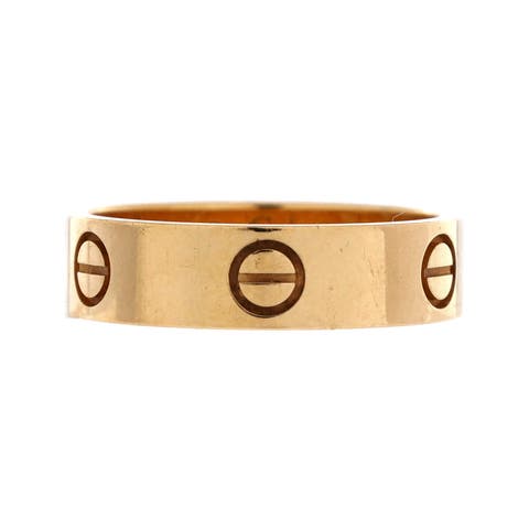 Love Band Ring 18K Yellow Gold