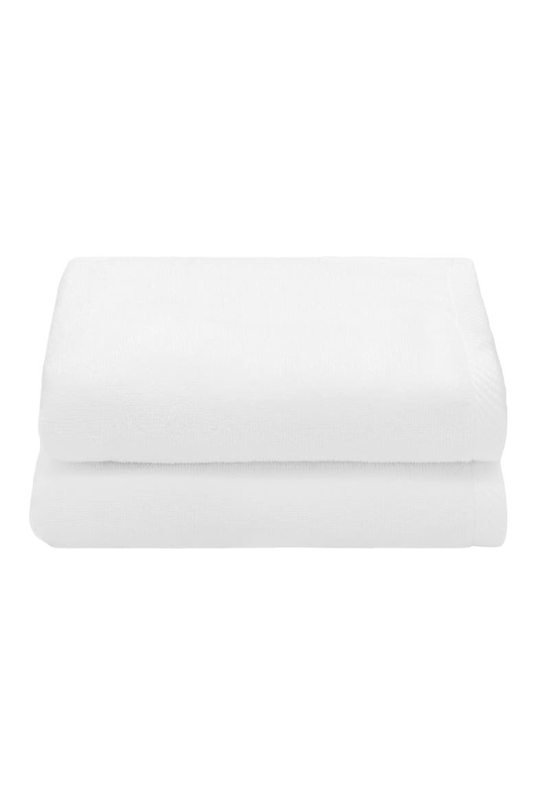 2-Pack Ediree Cotton Hand Towel Set, Alternate, color, WHITE