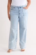 VERO MODA Wide Leg Belted Jeans