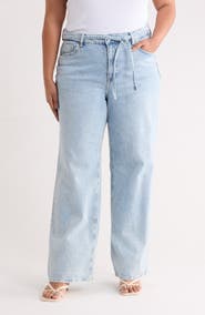 VERO MODA Wide Leg Belted Jeans