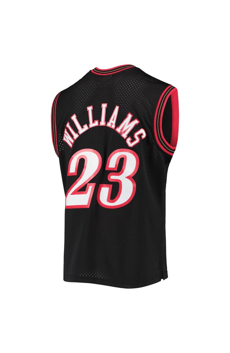 Mitchell & Ness Men's Mitchell & Ness Lou Williams Black Philadelphia 76ers 2005/06 Hardwood Classics Swingman Jersey, Alternate, color, Black
