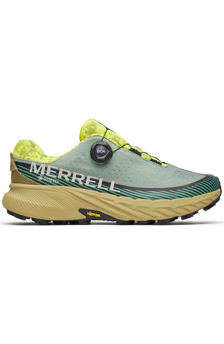 Merrell Agility Peak 5 BOA<sup>®</sup> Gore-Tex<sup>®</sup> Waterproof Trail Running Shoe, Alternate, color,