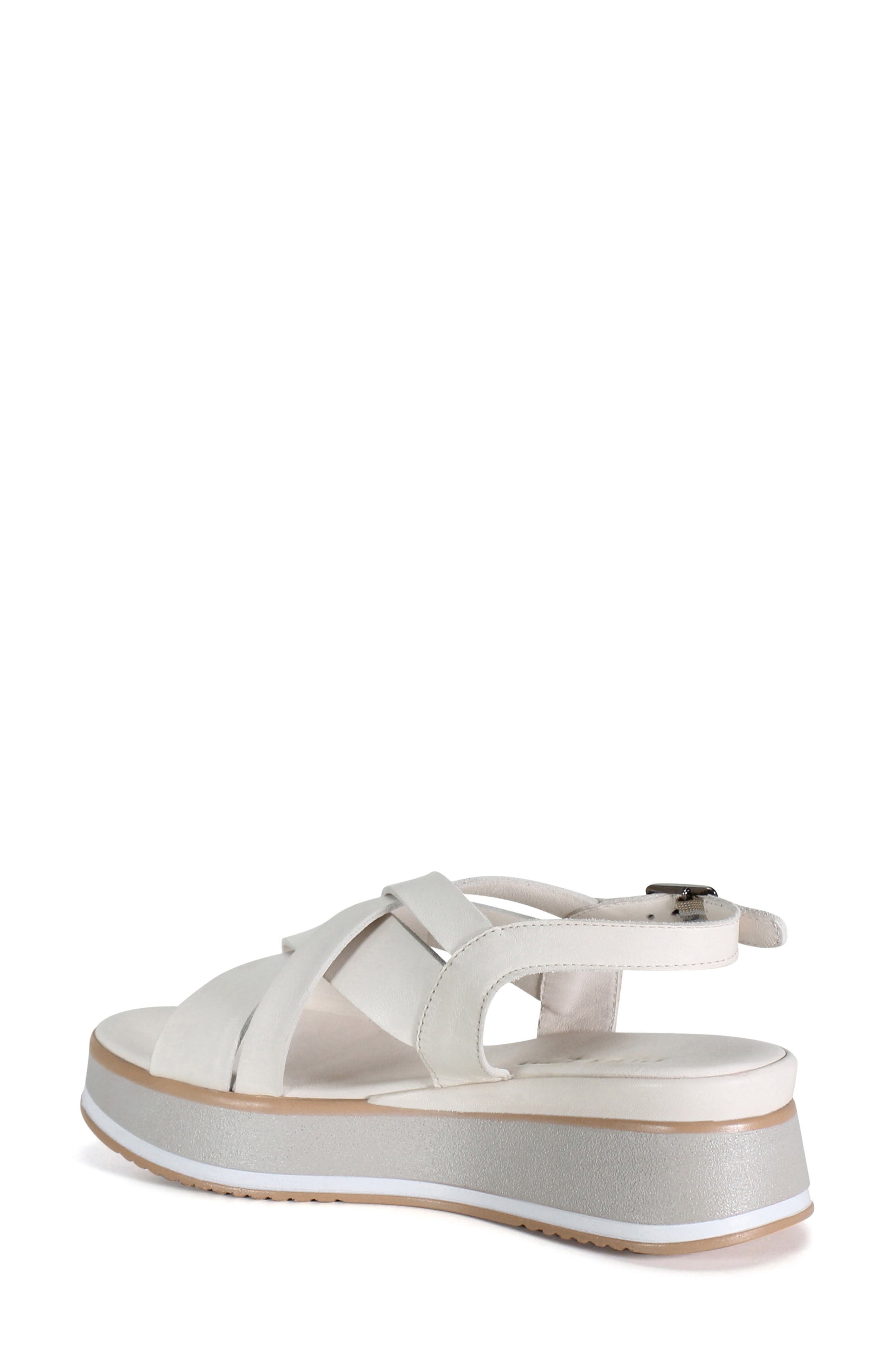 Pipp En Platform Sandal, Alternate, color, WHITE