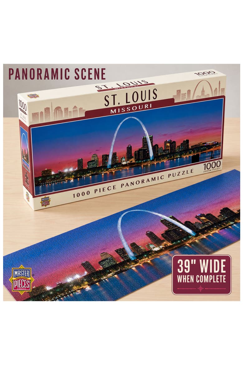 St. Louis 1000pc Panoramic Puzzle, Alternate, color, Multicolor