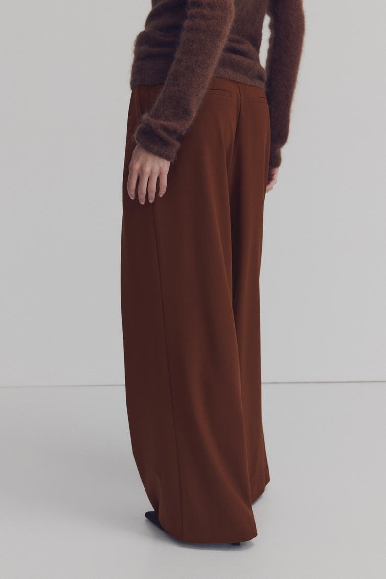 Layered-look Trousers, Alternate, color, Brown