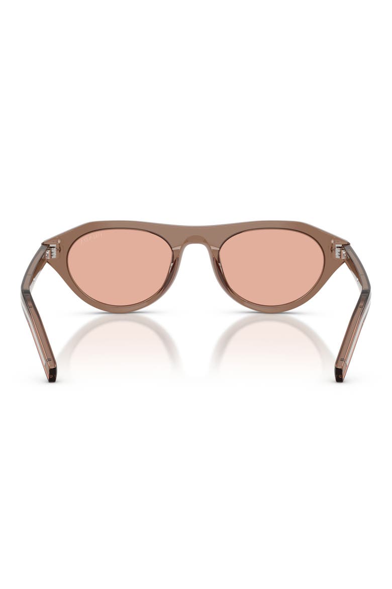 51mm Irregular Sunglasses, Alternate, color, TRANSPARENT CLAY / PINK