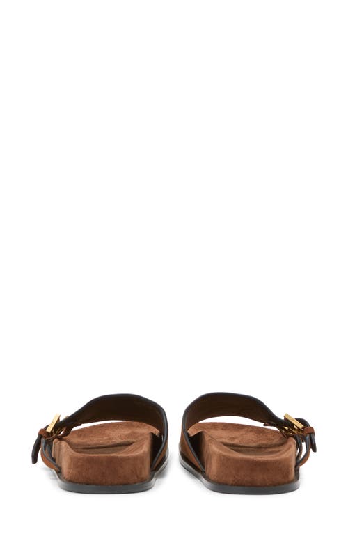 Reiss Lauren Slide Sandal In Brown
