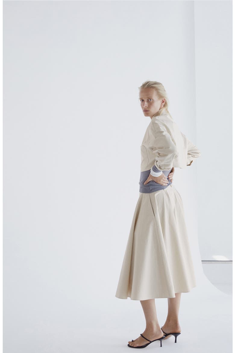 Patch Pocket Crop Jacket, Alternate, color, ECRU
