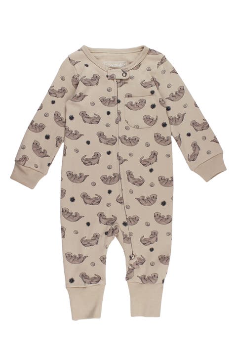 Two-Way Zip Footless Romper