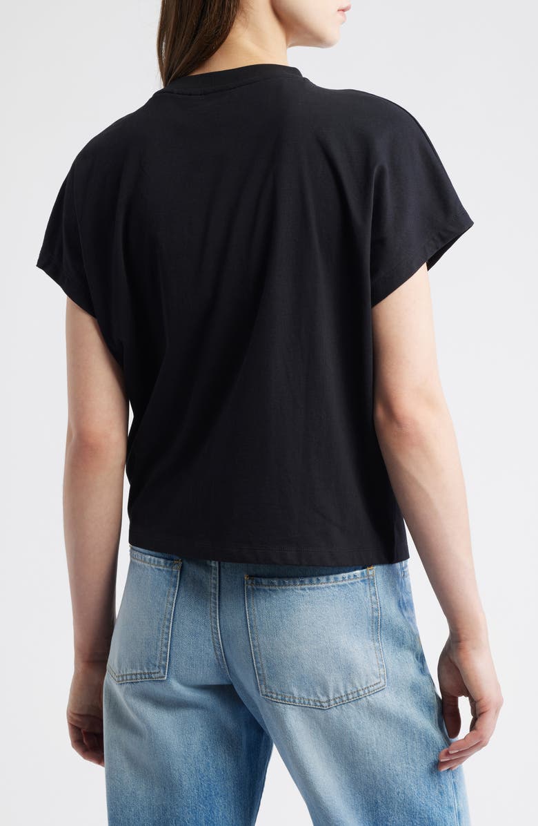 BOSS Orange Emason Rhinestone Embellished Cotton Graphic T-Shirt, Alternate, color, Black