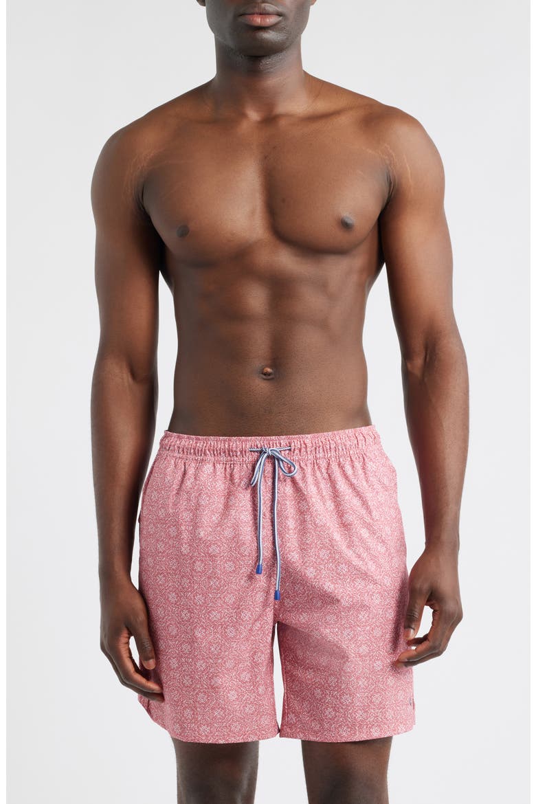 Knox Swim Trunks, Main, color, RED PEAR