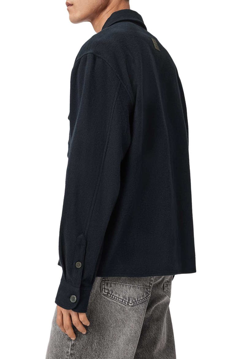 Haiku Long Sleeve Cotton Flannel Shirt, Alternate, color, MYSTIC BLUE