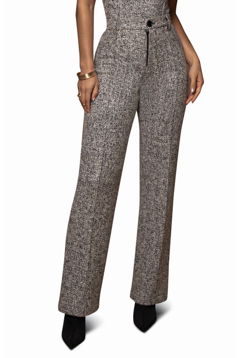 Stay Sharp Tweed Pants, Main, color, GRAY