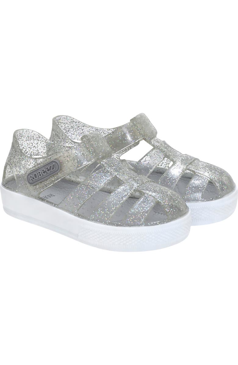 Robeez<sup>®</sup> Kids' Elite Glitz Fisherman Sandal, Main, color,