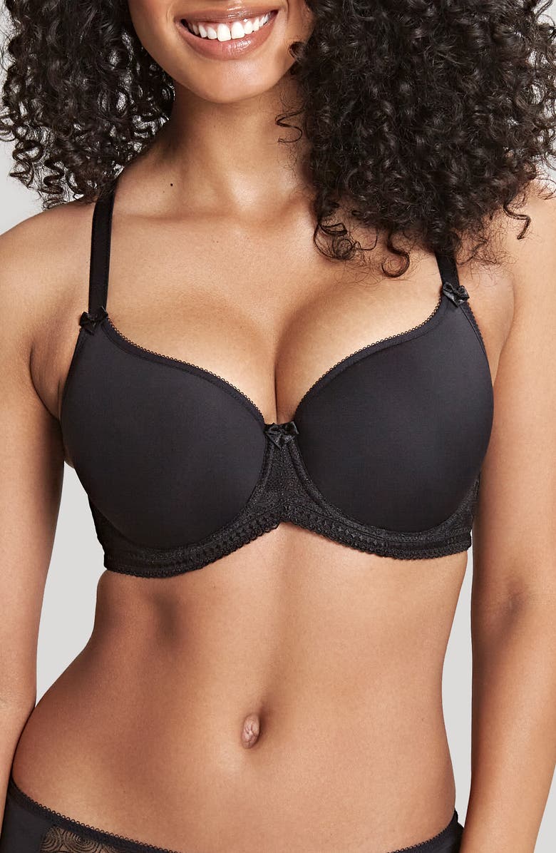 Panache Cari Underwire Spacer T-Shirt Bra, Main, color, Black