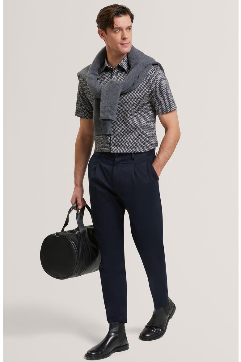 Cambay Regular Fit Button-Up Shirt, Alternate, color, NAVY