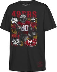 Mitchell & Ness Youth Mitchell & Ness Jerry Rice Black San Francisco 49ers Star Player T-Shirt
