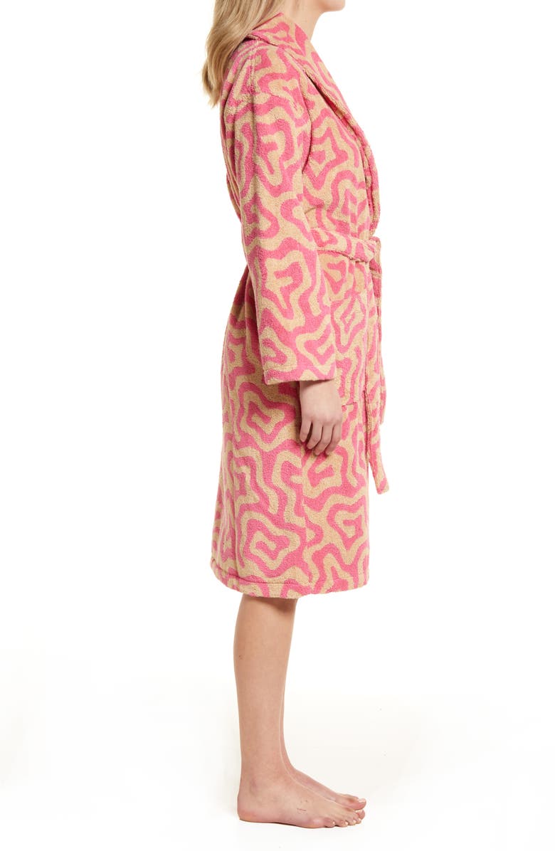 Dusen Dusen Spiral Cotton Terry Robe, Alternate, color, 