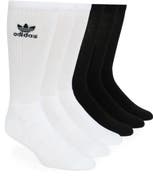 adidas Originals 6-Pack Original Trefoil Crew Socks