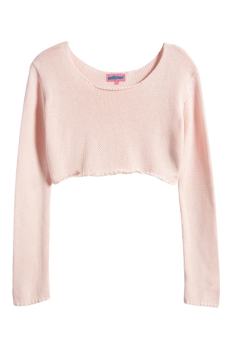 Staycation Crop Cover-Up Sweater, Alternate, color, LIGHT-PINK