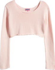 EDIKTED Staycation Crop Cover-Up Sweater