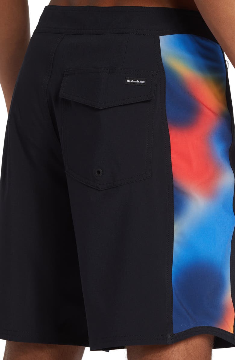 Quiksilver Surfsilk Arch Board Shorts, Alternate, color, Mercury Sherpa Black