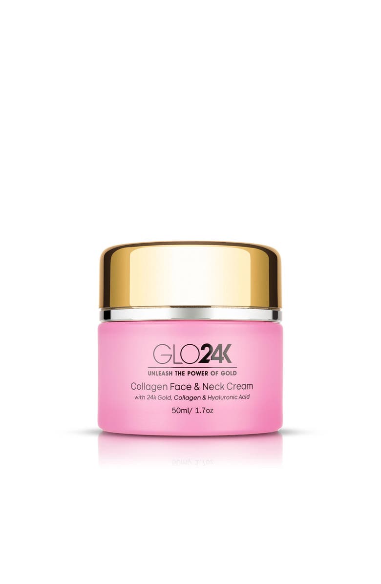 GLO24K UNLEASH THE POWER OF GOLD Collagen Face & Neck Cream, Alternate, color, Na