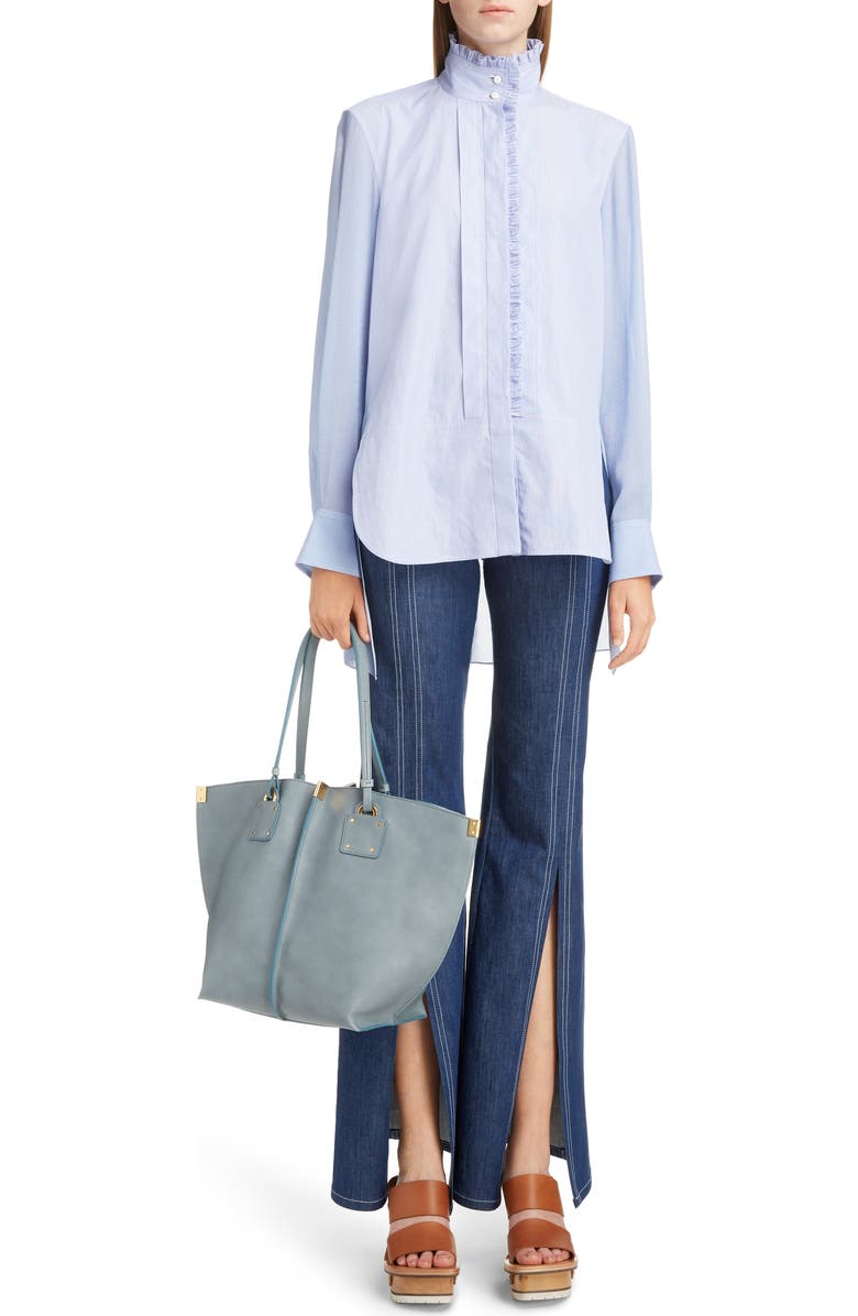 Chloé Vick Leather Tote, Alternate, color,