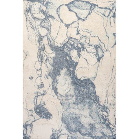 Marmo Abstract Marbled Modern Area Rug