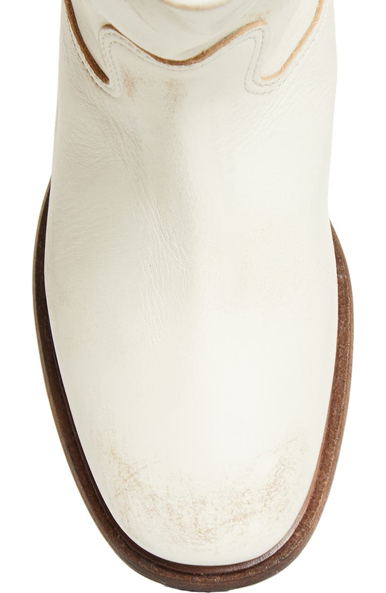 Prada Leather Boot, Alternate, color, Talco