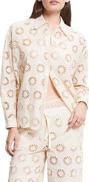 ottod'Ame Shirt With Cutwork Emebrodery