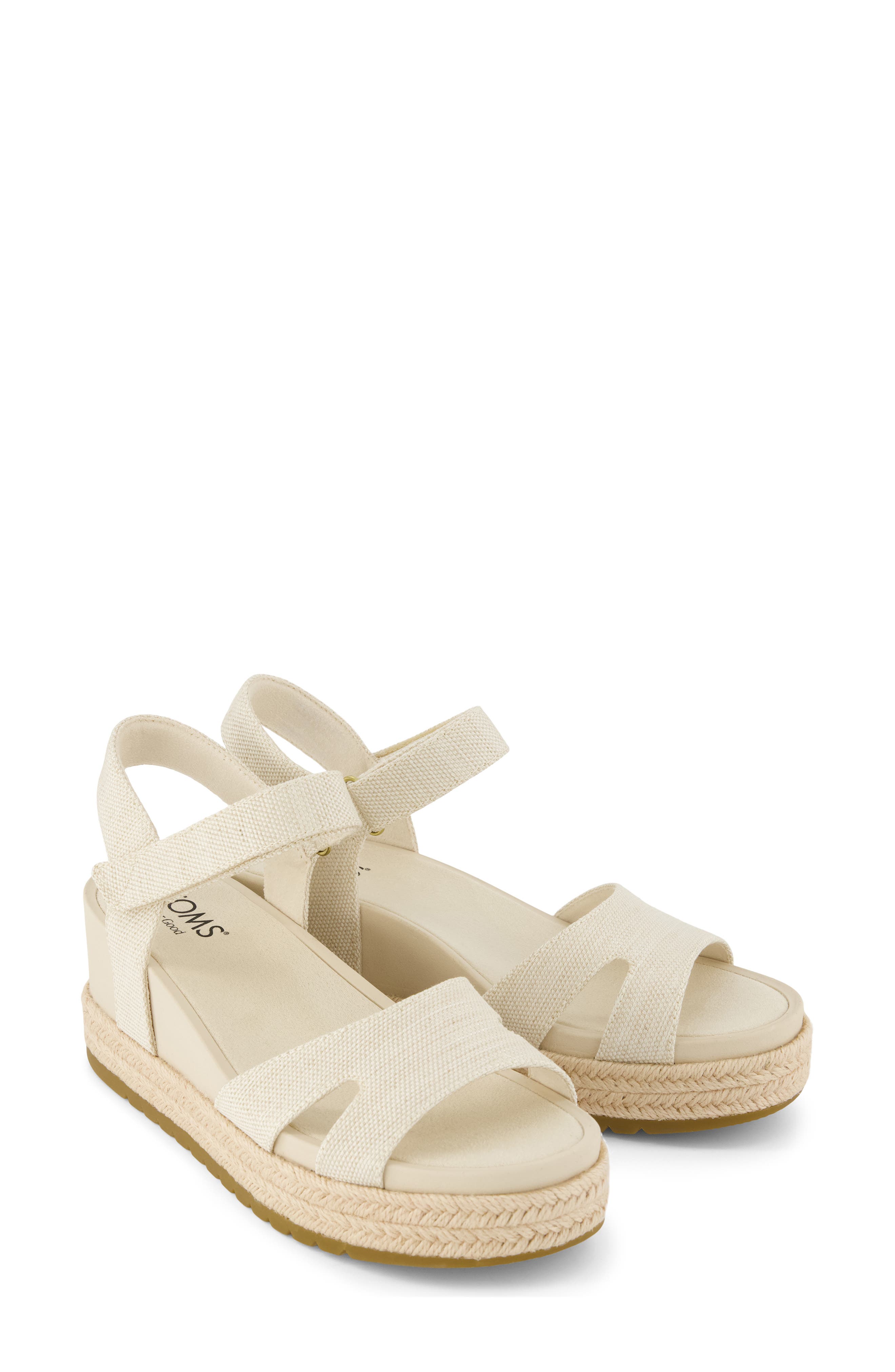 Alana Wedge Sandal, Alternate, color, NATURAL/ JUTE