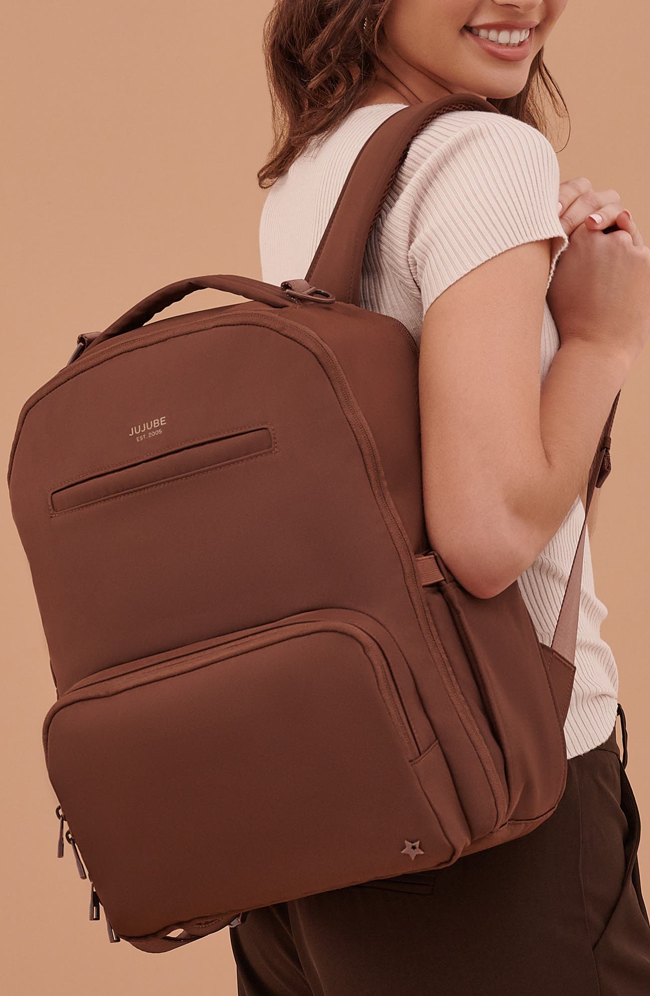 jujube ever red mini backpack - Inside the main zippered pocket pocket is a smaller pocket that may hold an ID card and other small items Jujube Hogwarts essentials mini be