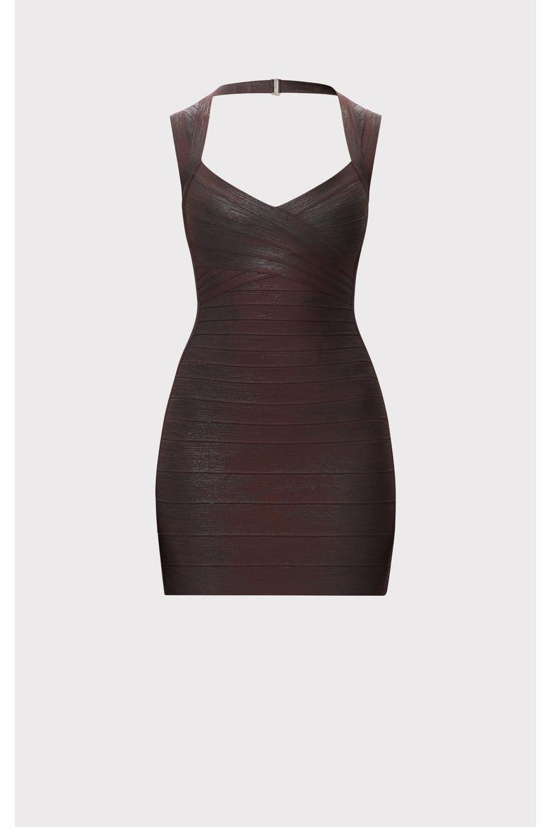 The Metallic Jamie Dress, Alternate, color, WALNUT FOIL