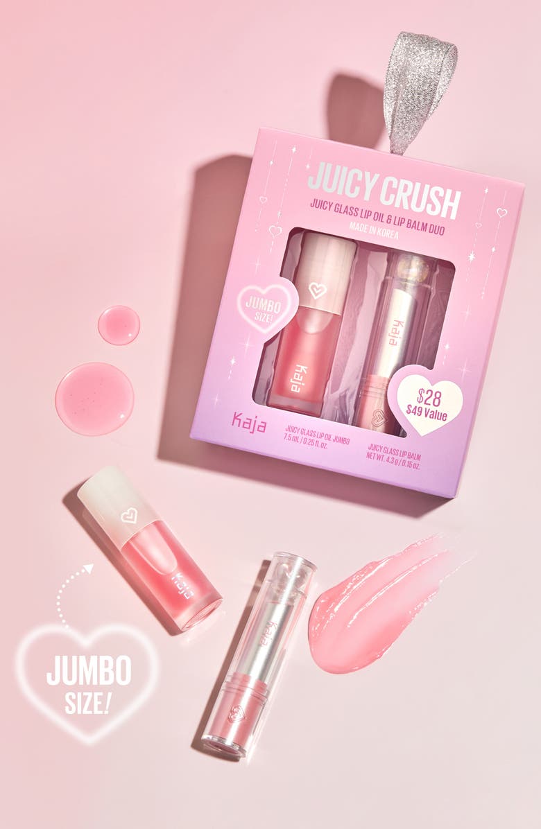 Kaja Juicy Crush Lip Oil & Lip Balm Set $49 Value, Alternate, color, Multi
