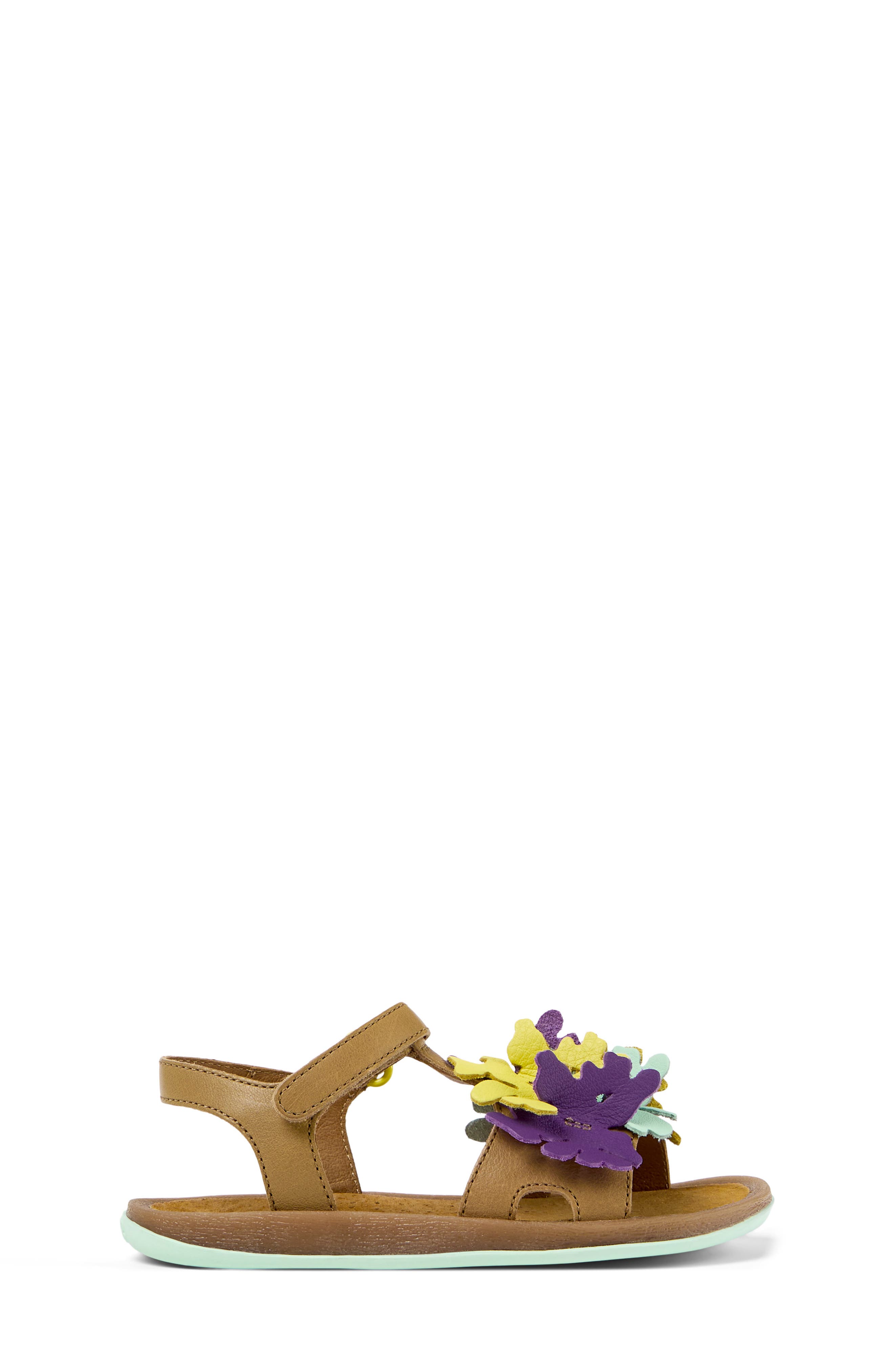 Kids' Bicho Twins Leather Sandal, Alternate, color, MULTI - ASSORTED