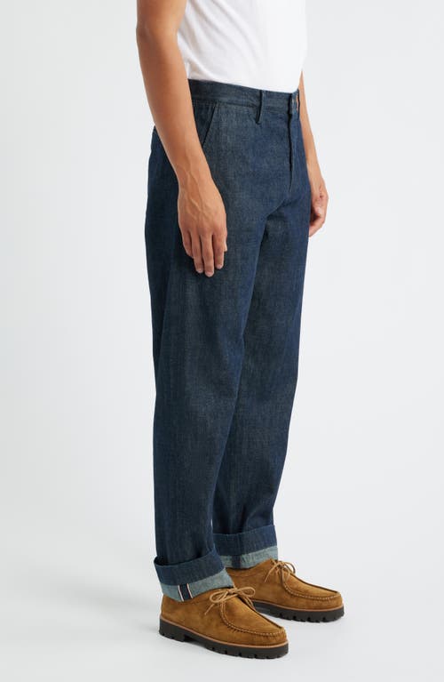 Ag Archie Straight Leg Selvedge Trouser Jeans In Blue