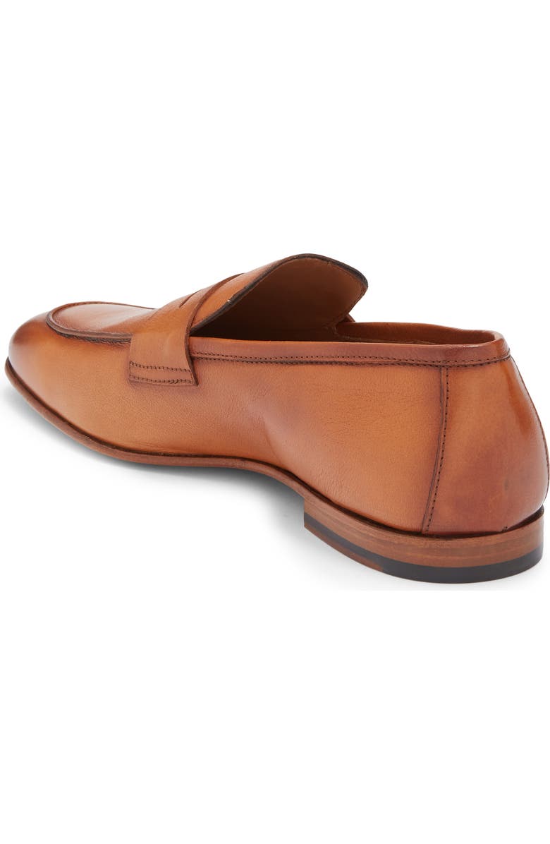 ANTONIO MAURIZI Penny Strap Loafer, Alternate, color, Cognac