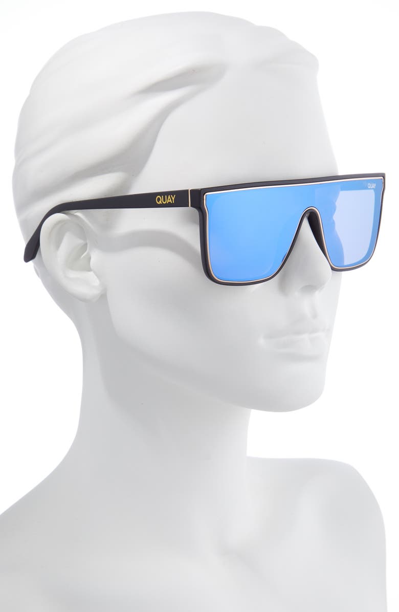 QUAY Australia x Maluma Nightfall 52mm Shield Sunglasses, Alternate, color, 