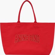 ANINE BING Leo Canvas Tote