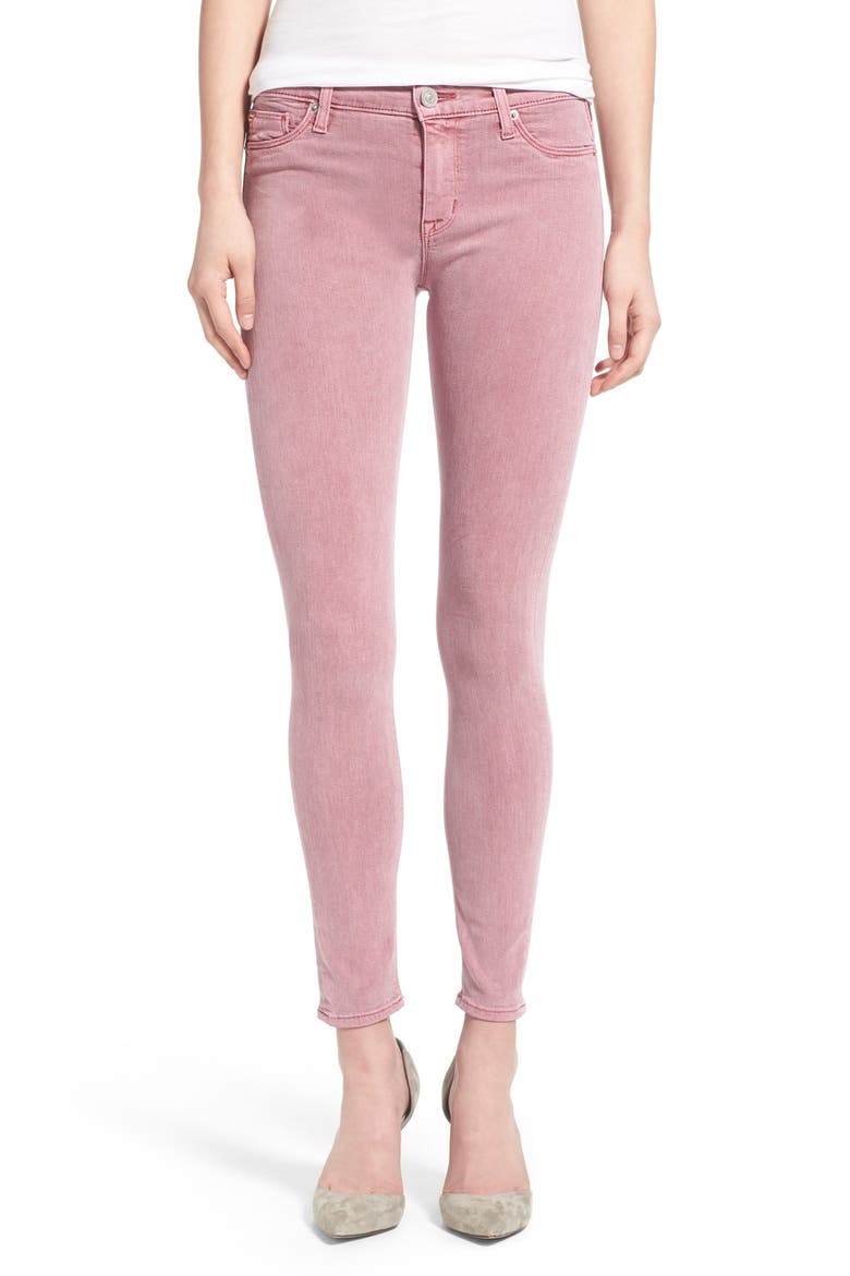 Jeans 'Nico' Ankle Coated Skinny Jeans, Main, color, ROSE COUPE