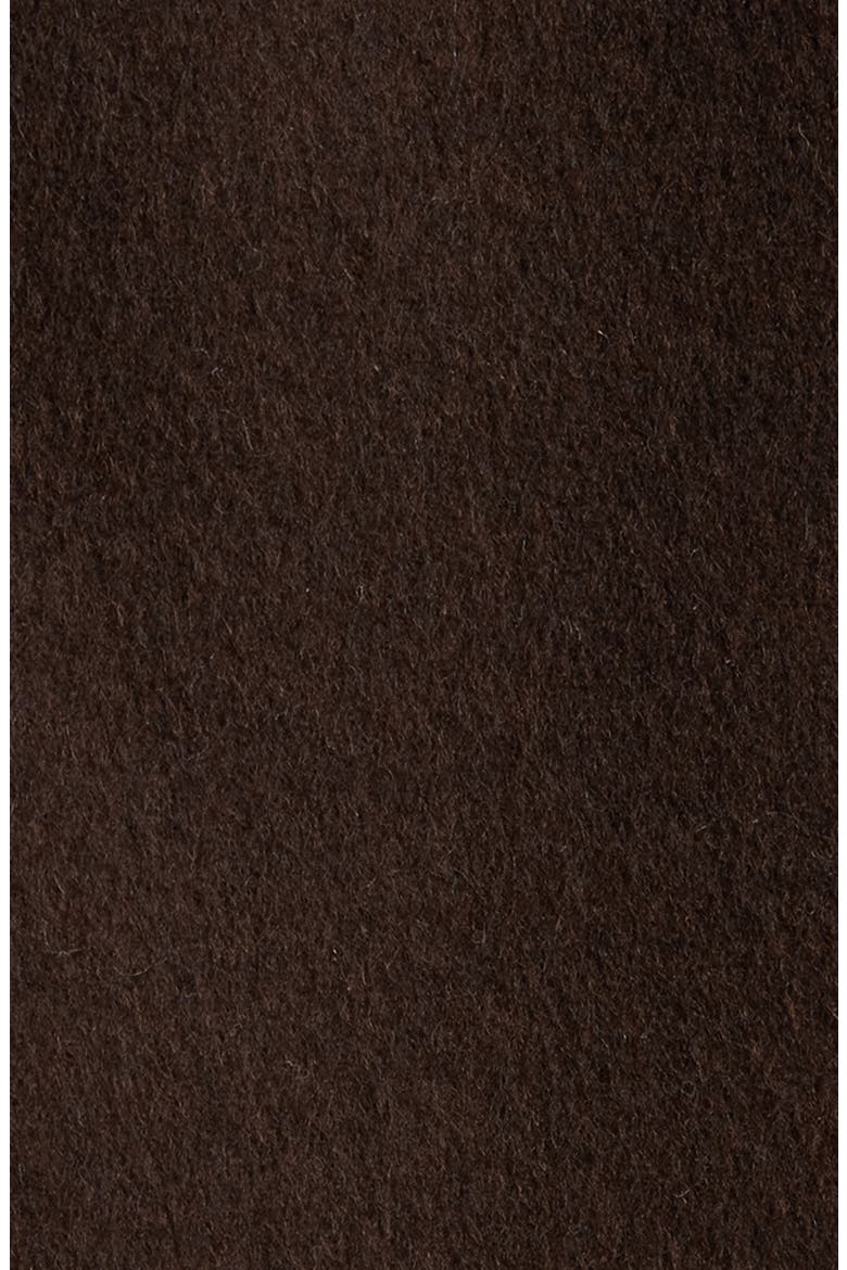 Longline Wrap Coat, Alternate, color, CHOCOLATE