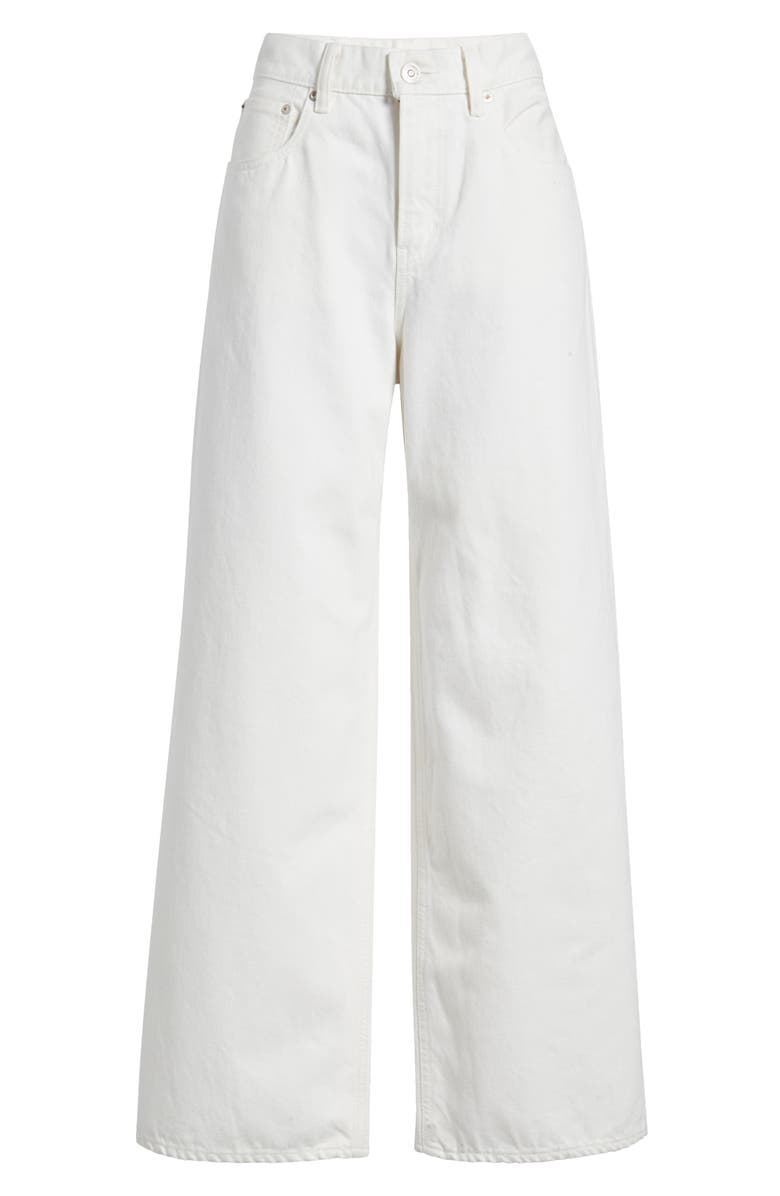 MOUSSY VINTAGE Tribecca High Waist Superwide Leg Jeans, Alternate, color, White