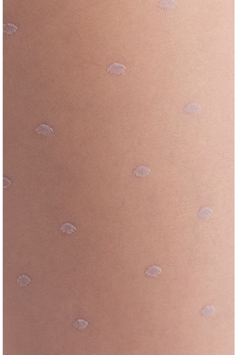 Polka Dots Tights, Alternate, color, PURPLE HERON