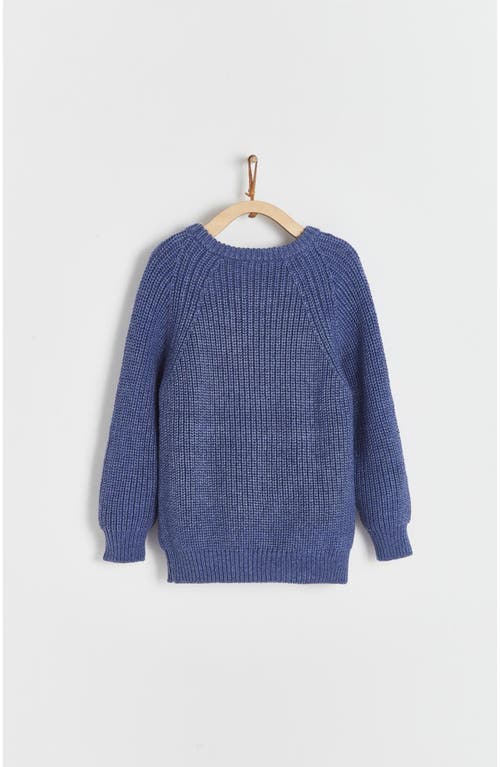 Babycottons Mick Knit Sweater For Infant In Blue