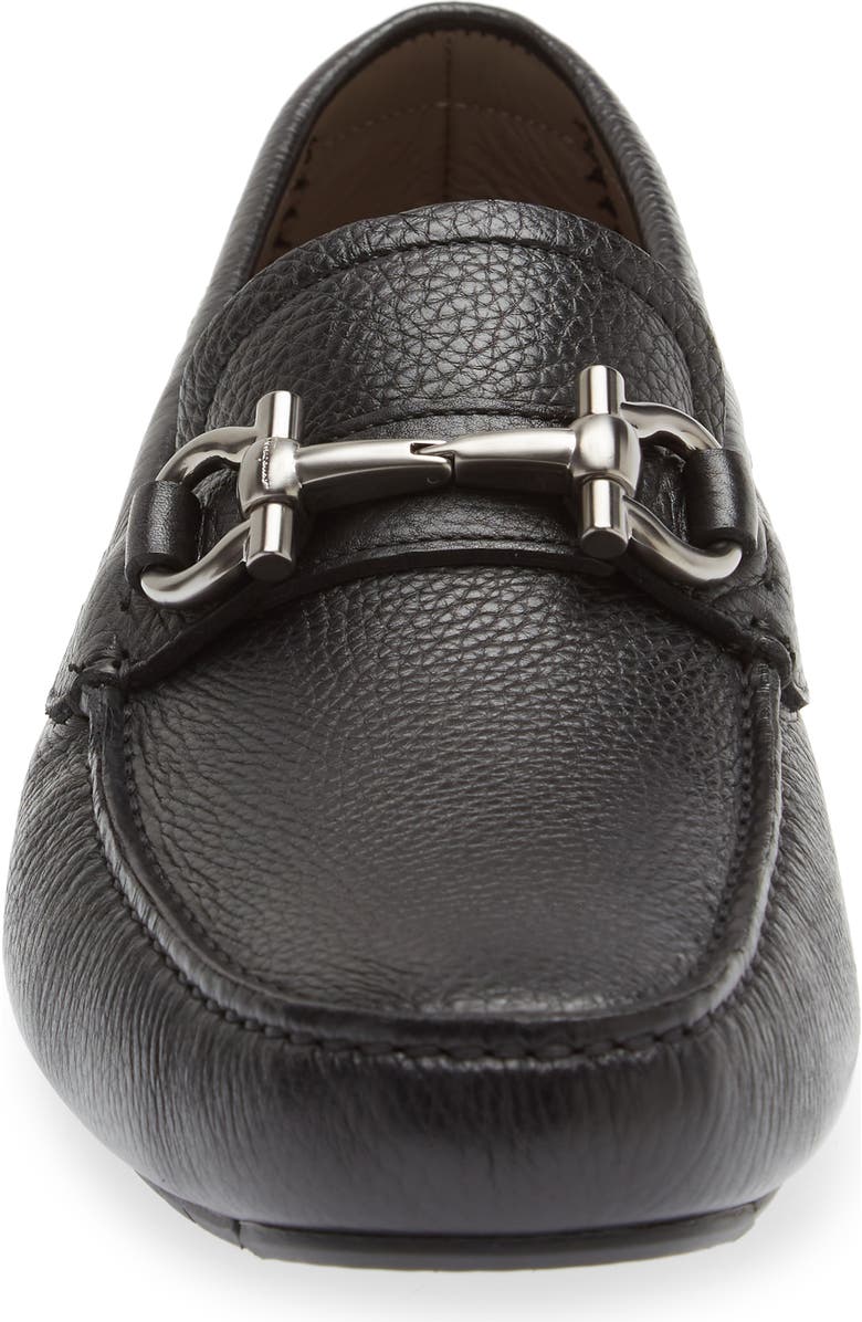 FERRAGAMO Parigi Bit Driving Shoe, Alternate, color, Nero Light Grey