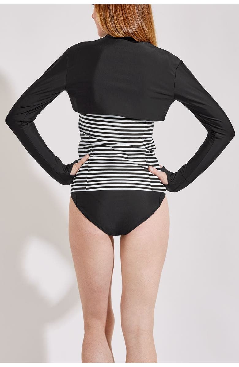 Coolibar Women's Swim Shrug - UPF 50+ Sun Protection - Kaycos, Alternate, color, Black