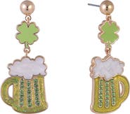 Hallmark Beer Mug Earrings